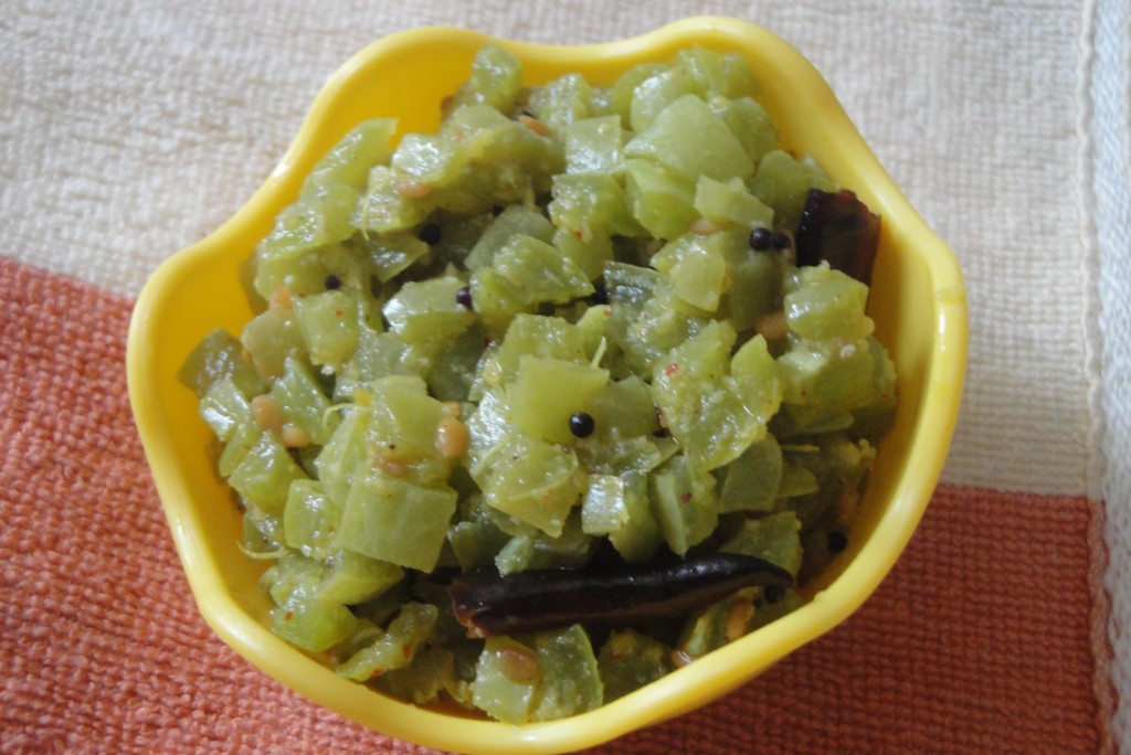 snake gourd stirfry