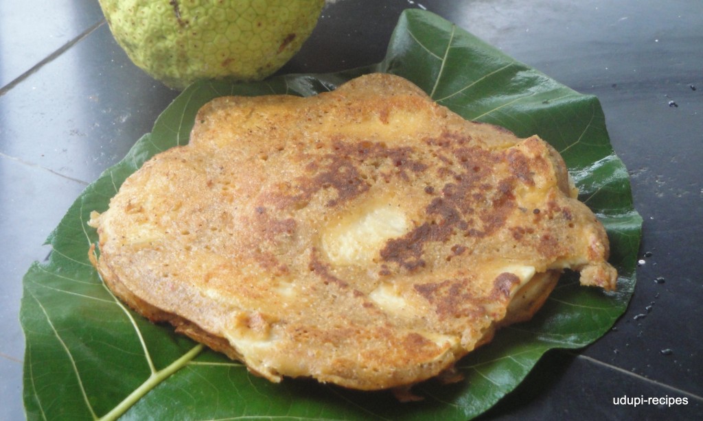 breadfruit dosa ready