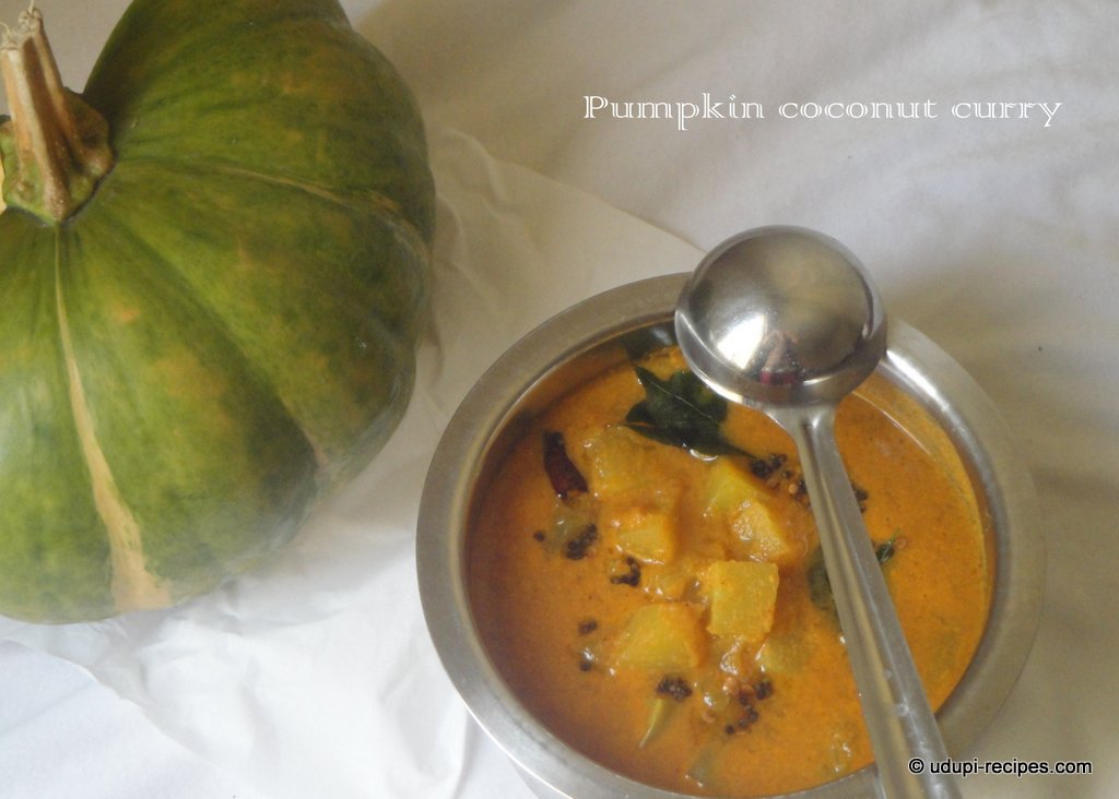 sweet pumpkin coconut curry