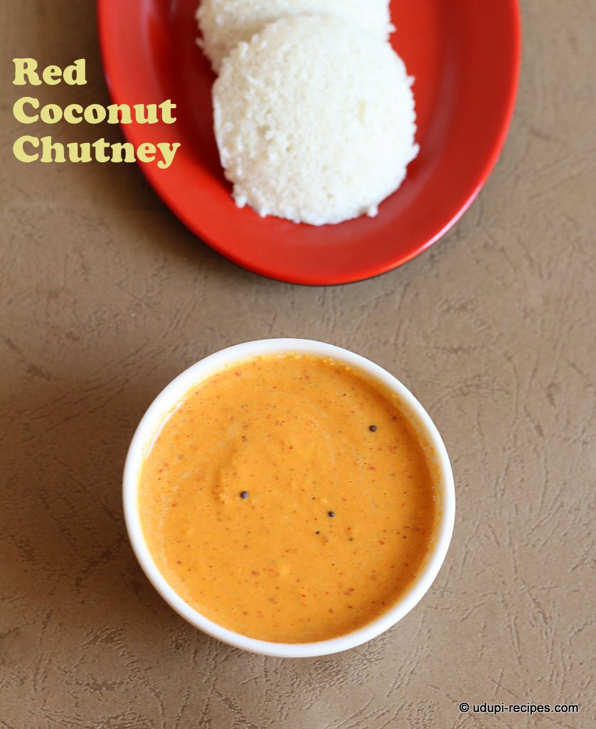 red coconut chutney