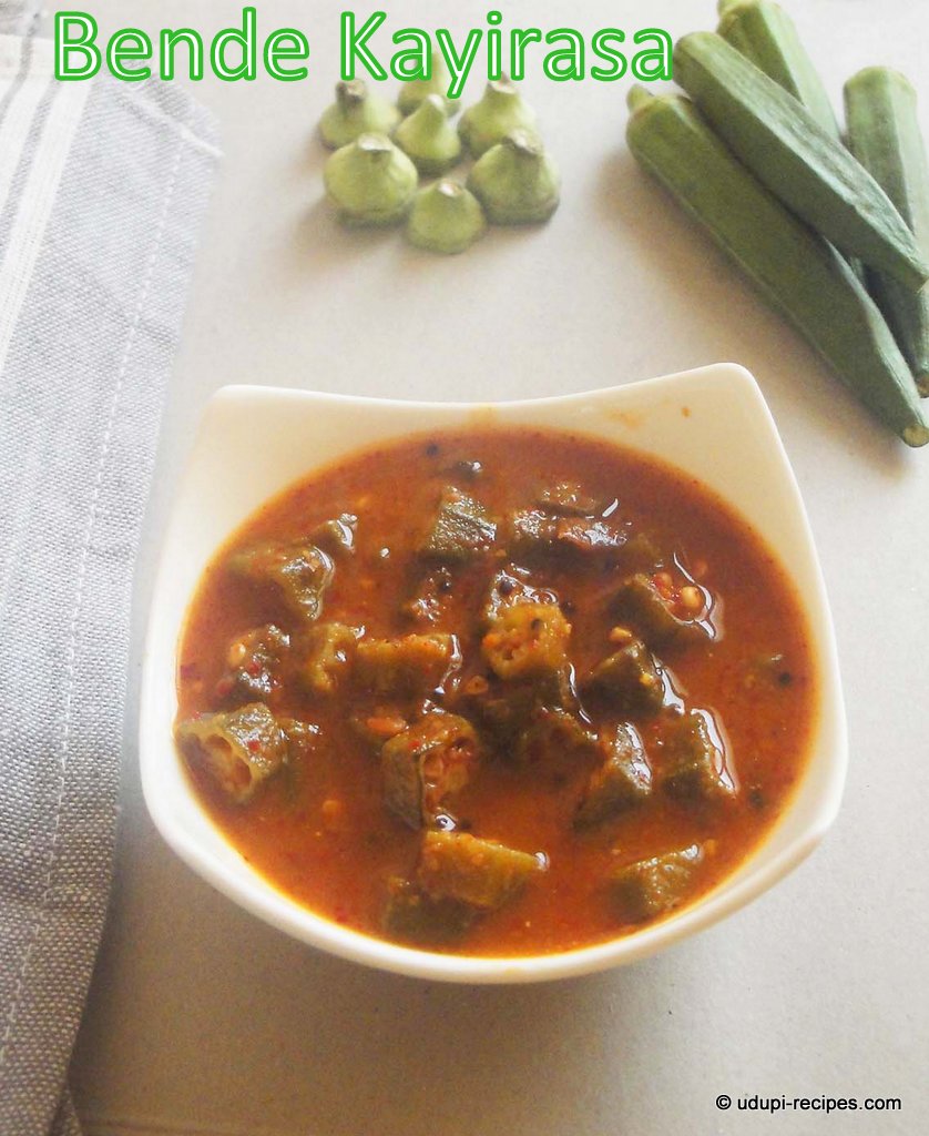 Bhindi Gravy Bende Kayirasa Recipe