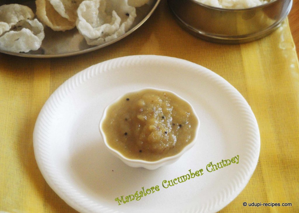 mangalore cucumber chutney