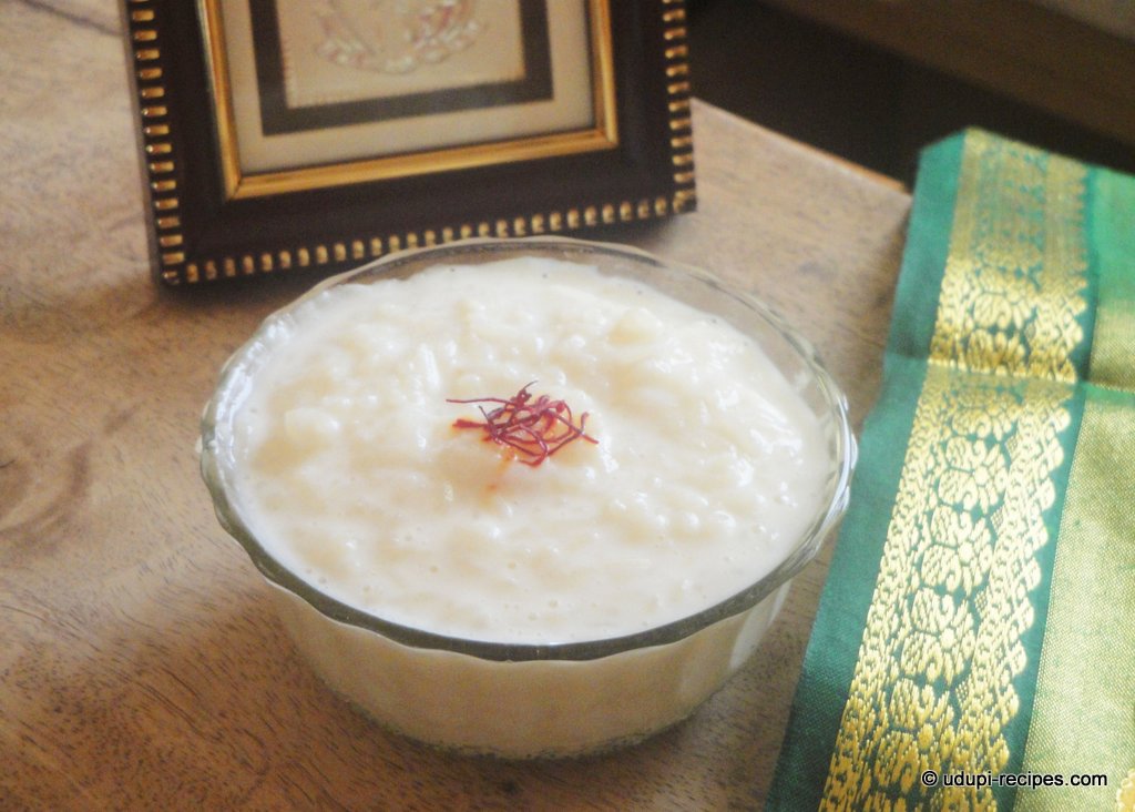 Paal-payasam ready