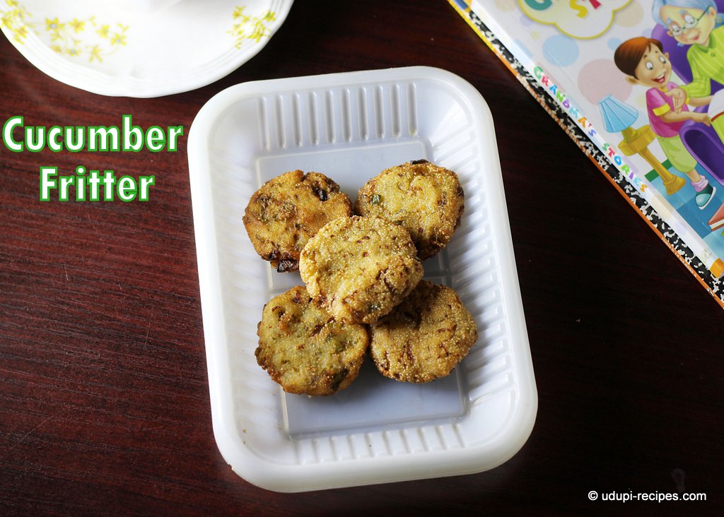 cucumber fritters