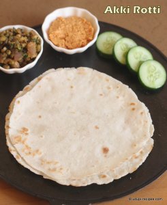 Akki Roti | Akki Rotti Recipe | Rice Pancake - Udupi Recipes