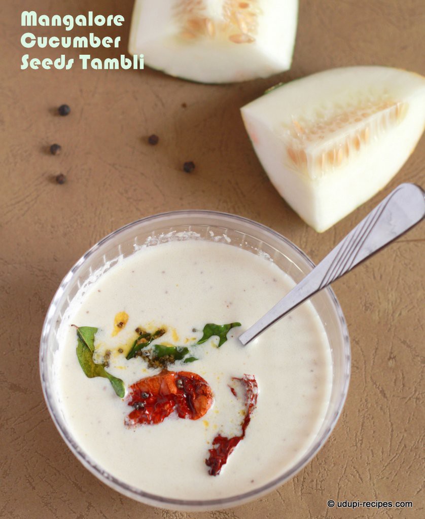 Mangalore cucumber seeds tambli #summer special