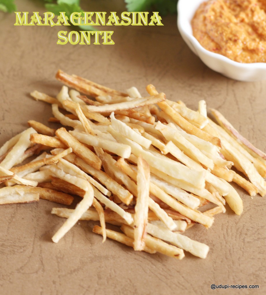 Mara genasu sonte | Cassava Sticks | Tapioca Sticks