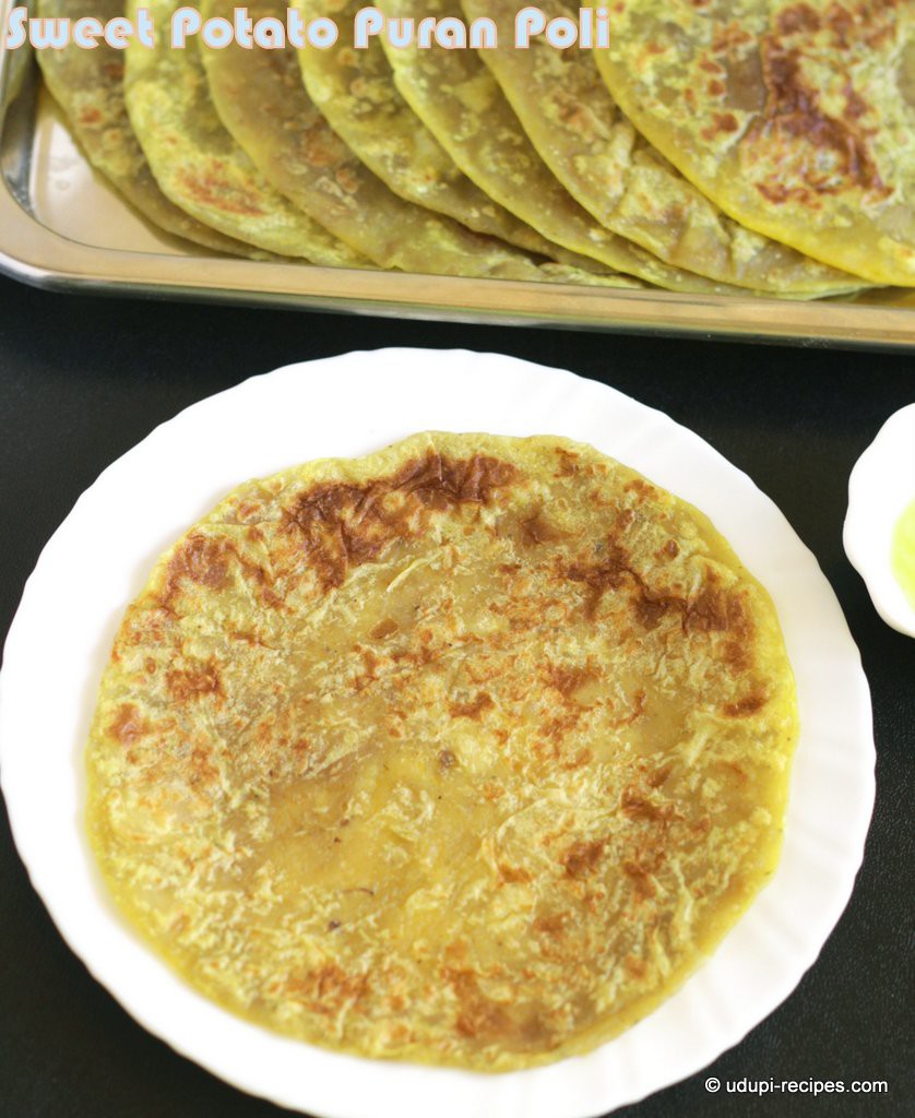 sweet potato puran poli #yugadi sweet