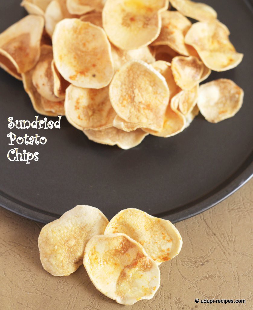 crispy sundried potato chips