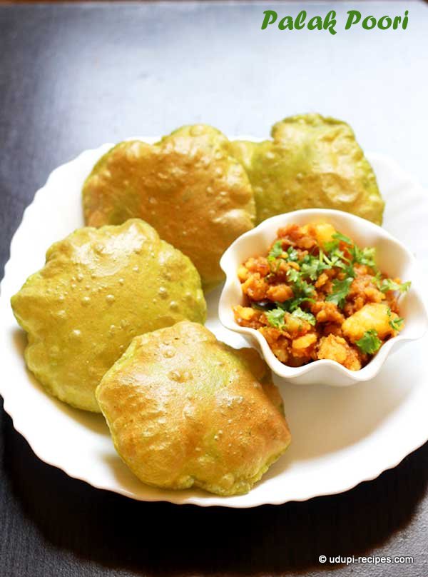 palak-puri-yummy and heatlhy