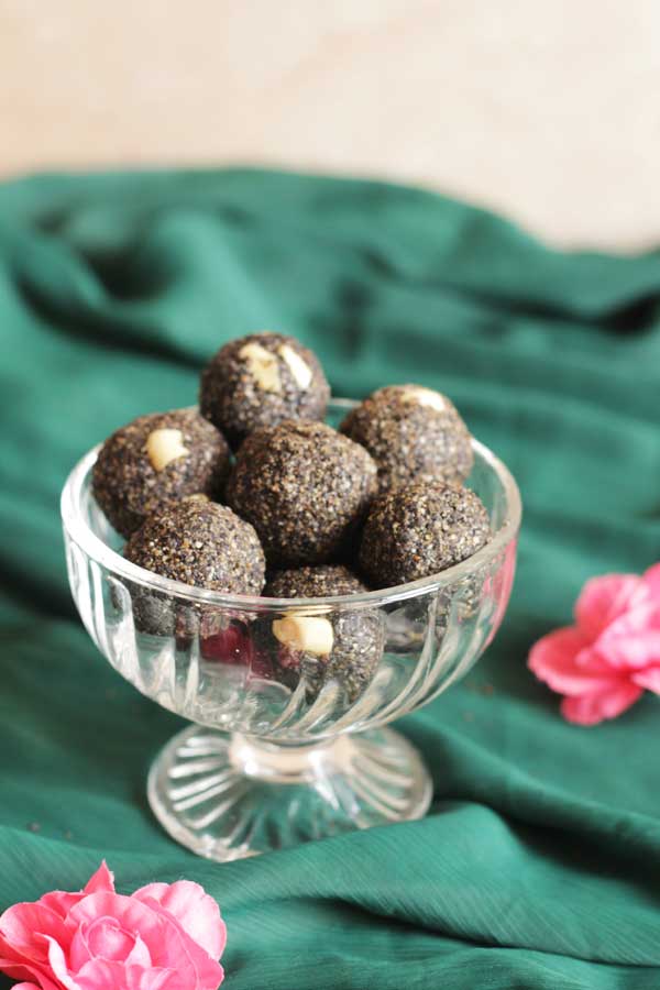 black sesame seeds laddo