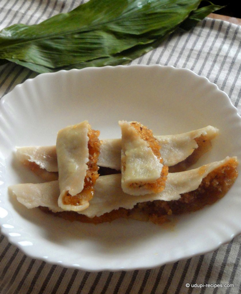 delicious turmeric leaves dumpling(eradye)