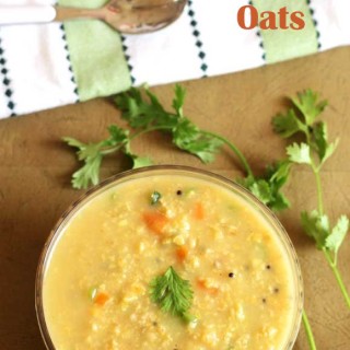 Masala oats Savory oats porridge