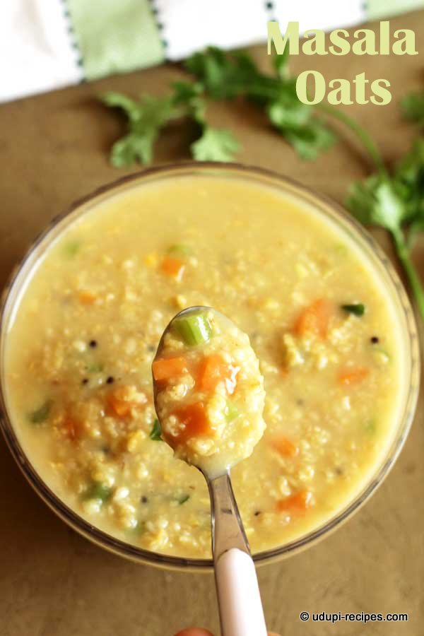 healthy masala oats