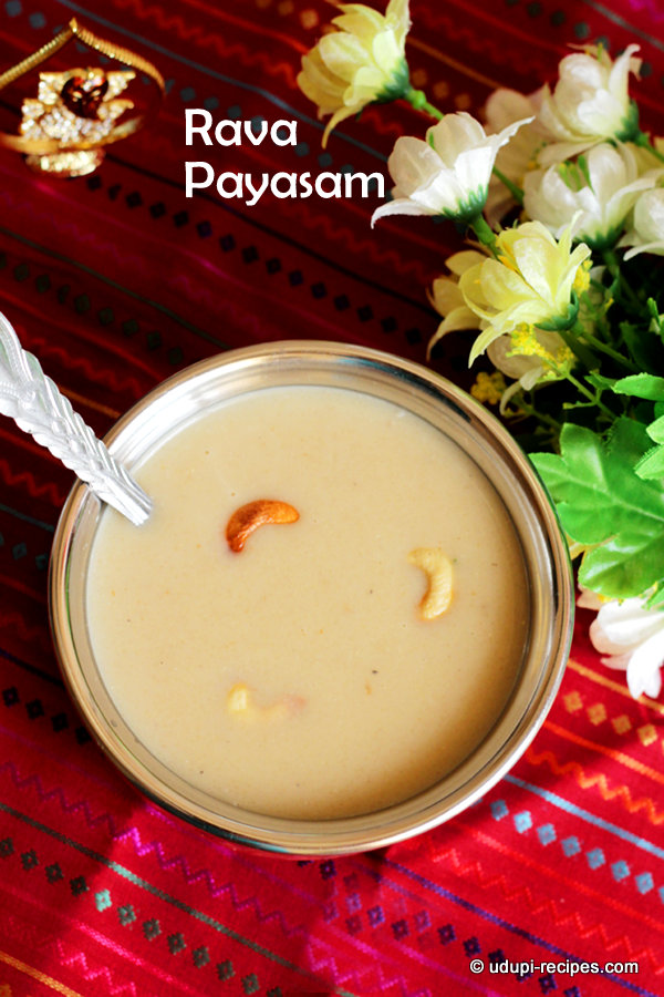 rava payasam