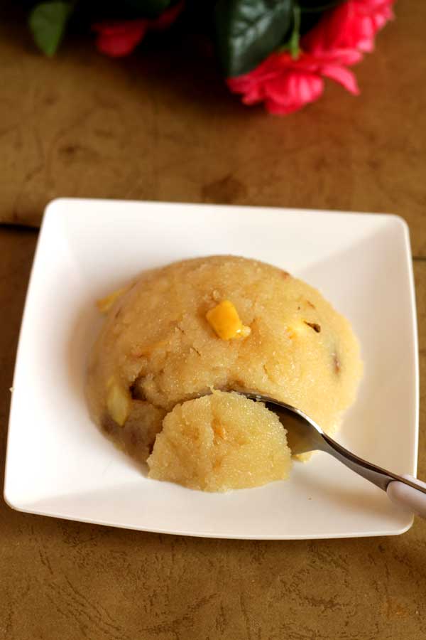 Apple kesari - Apple sheera