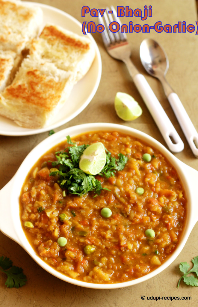 Pav-bhaji -No onion-garlic