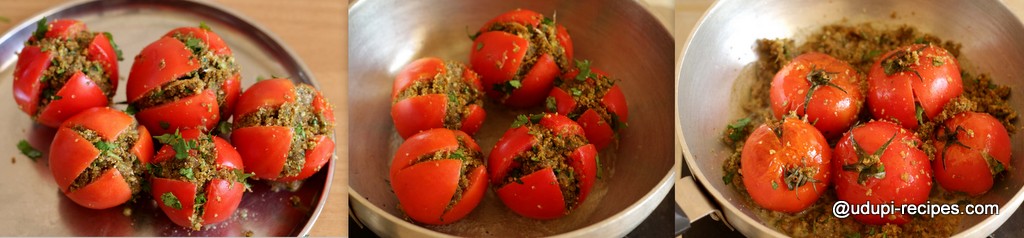 simple stuffed tomato preparation step4