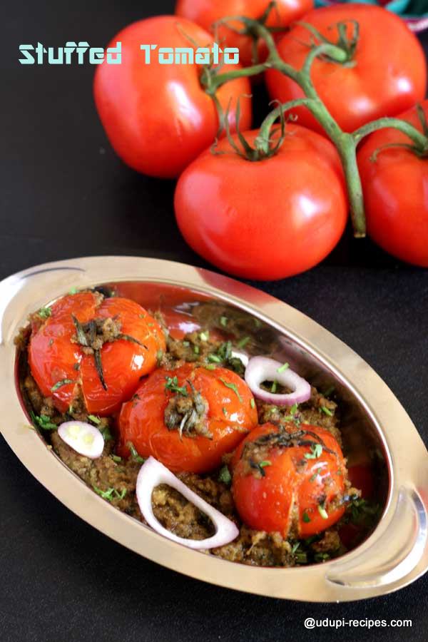 simple stuffed tomato