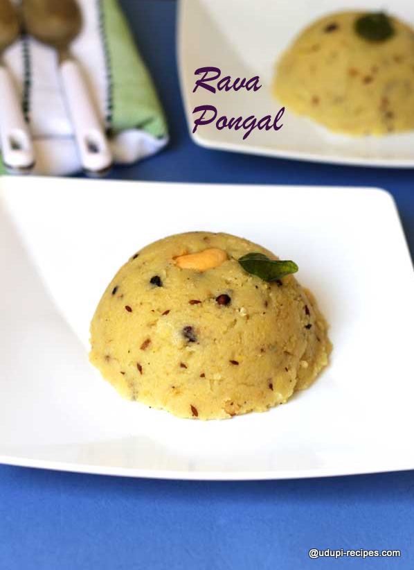 classic rava pongal