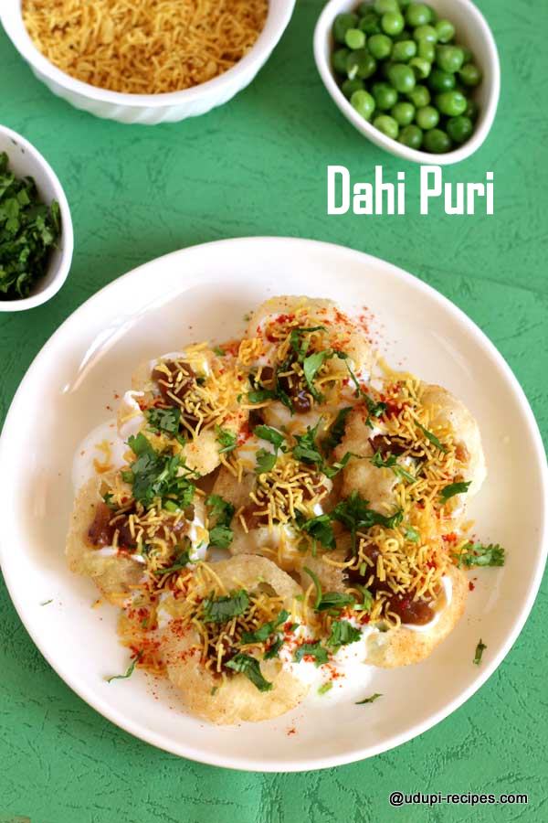 delicious chaat dahi puri