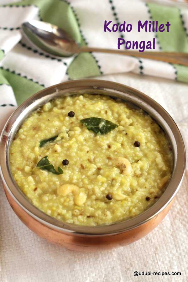 Kodo millet pongal