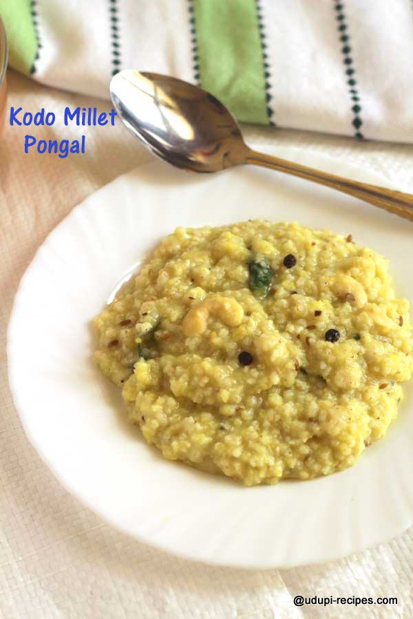 Overwhelmingly tasty kodo millet pongal