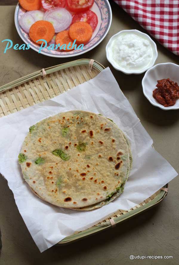 Peas paratha