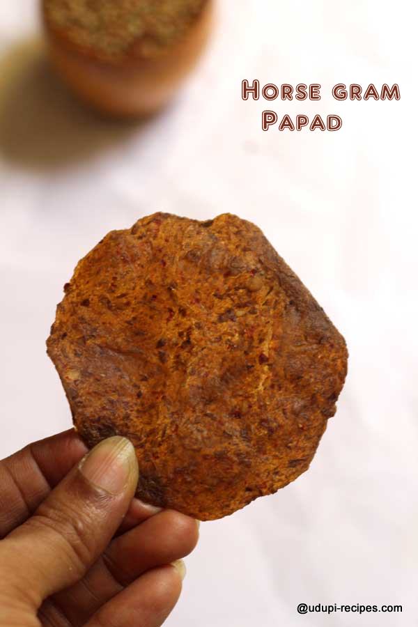 yummy horse gram papad