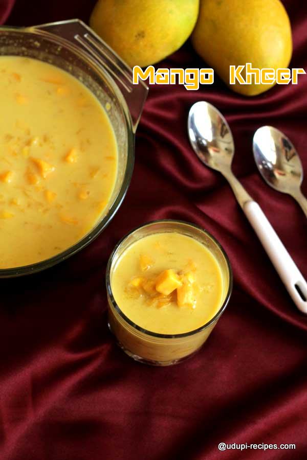 Drooling mango kheer