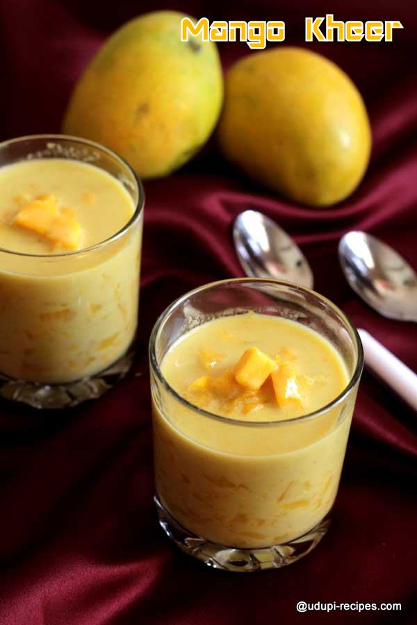 Mango kheer - No cook