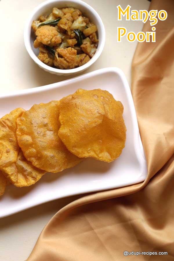 Mango poori an yummy snack