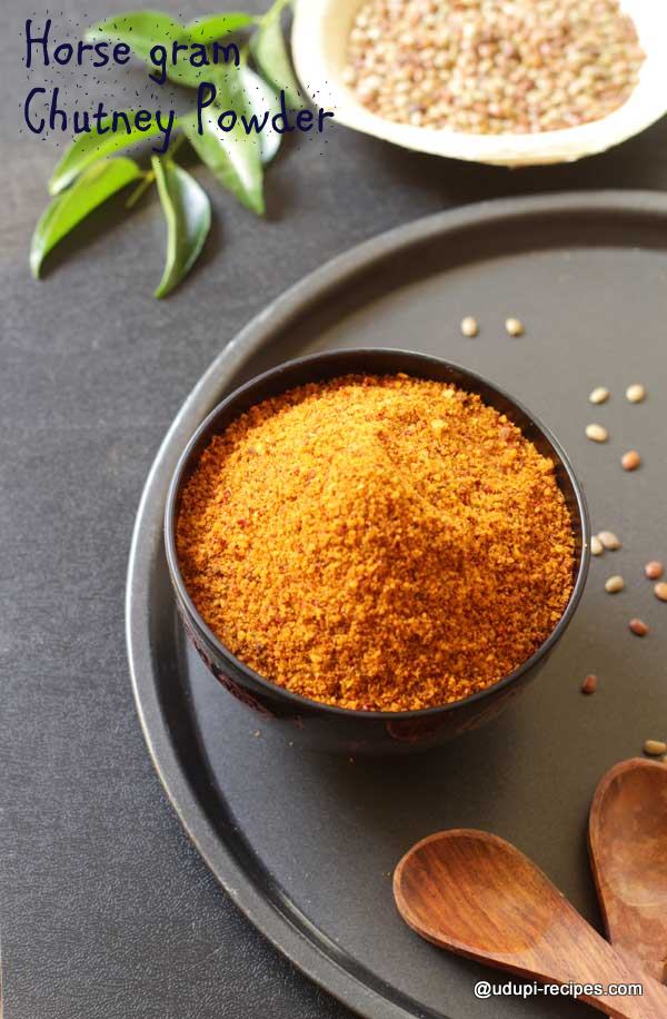 Tasty horse gram chutney powder