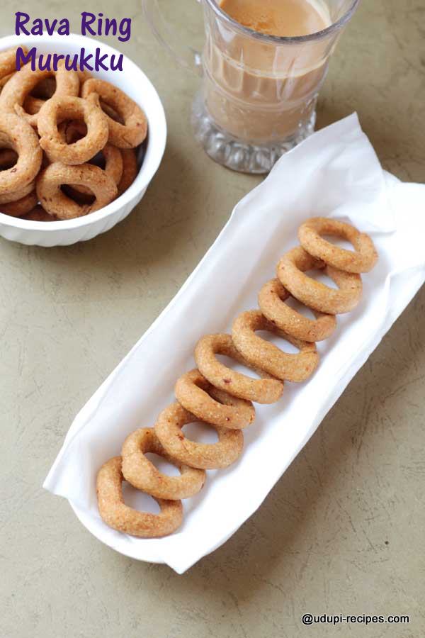 delicious rava ring murukku