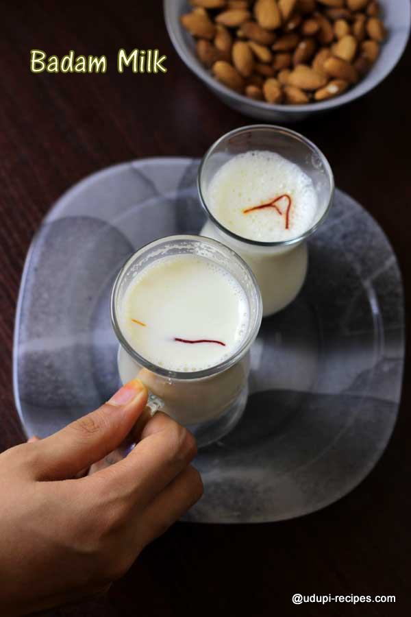 Hot badam milk