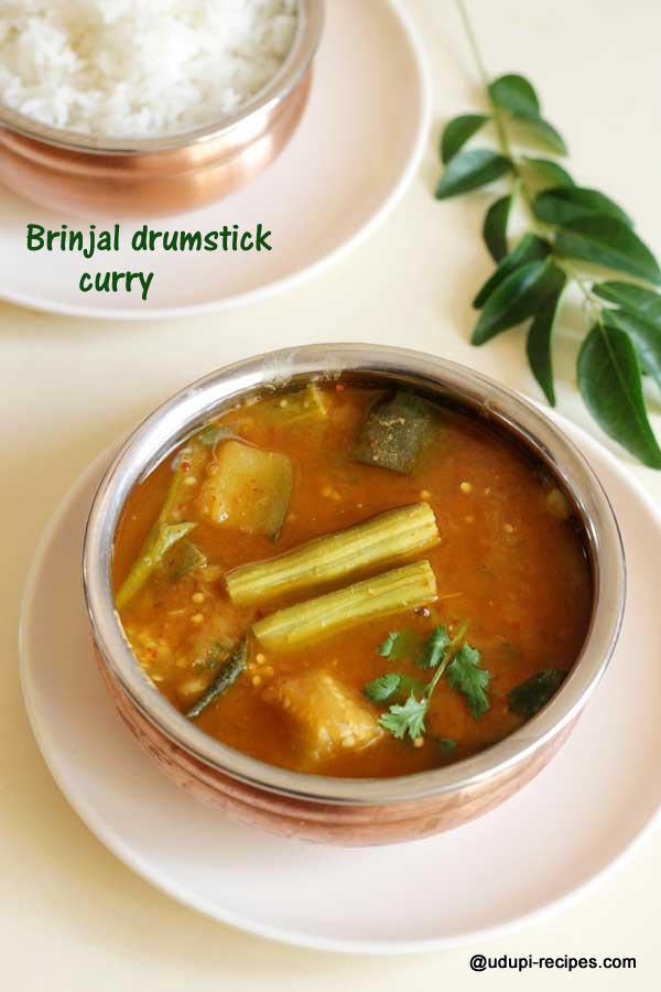 brinjal drumstick curry