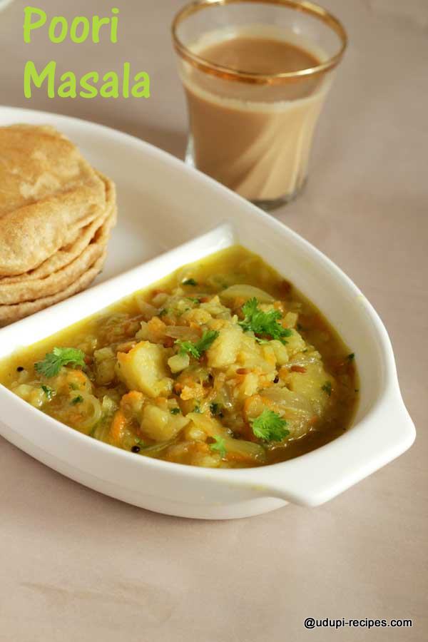 delicious poori masala