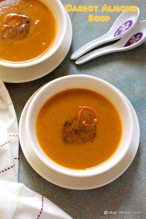 carrot almond soup