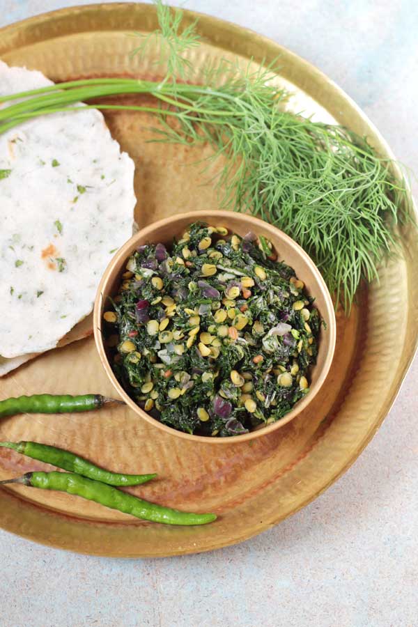 dill leaves stirfry