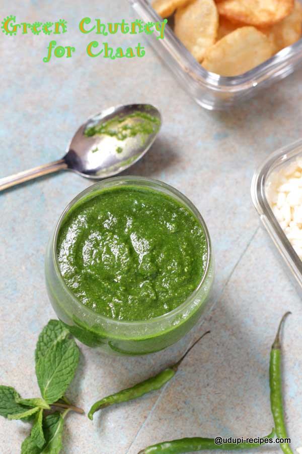 green chutney for chaat