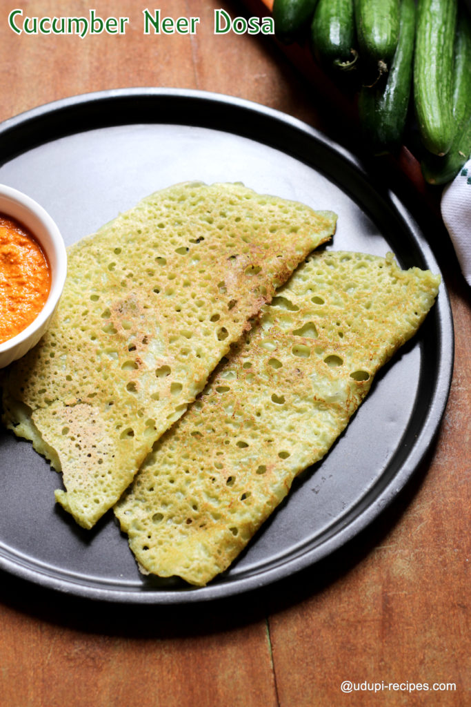 cucumber neer dosa