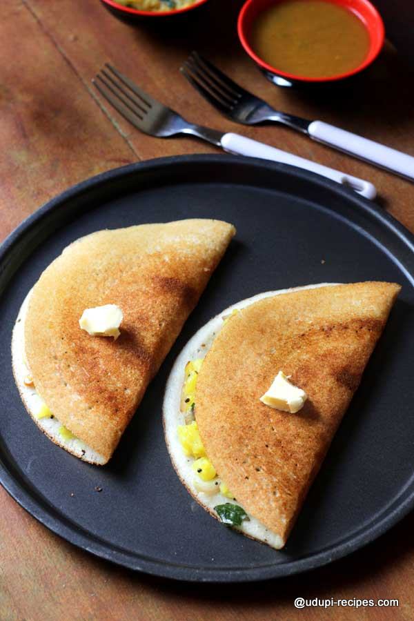 delicious dosa using home made dosa batter