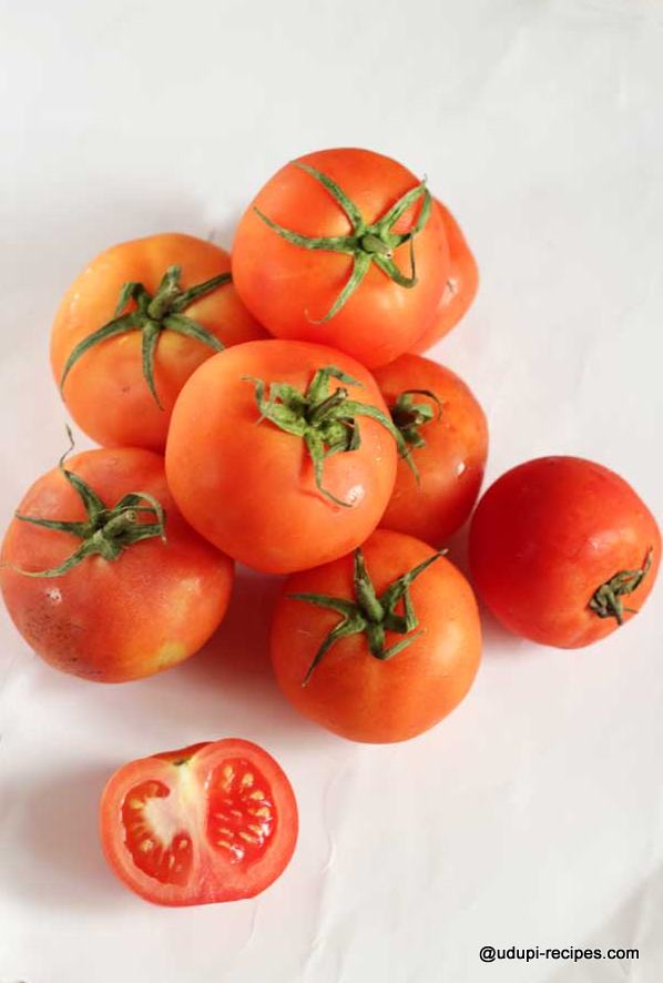 Ripe tomatoes for tomato pickle