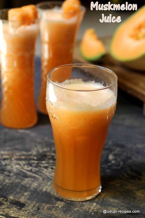 hydrating summer drink muskmelon juice