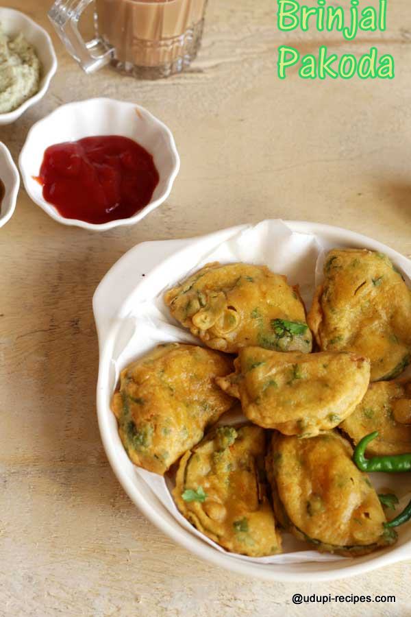 yummy brinjal pakoda