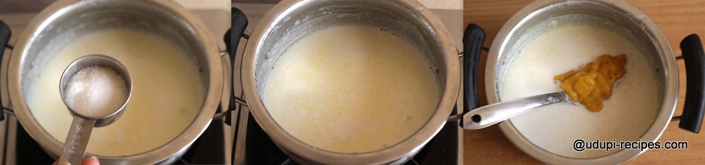 mango rice kheer preparation step 7