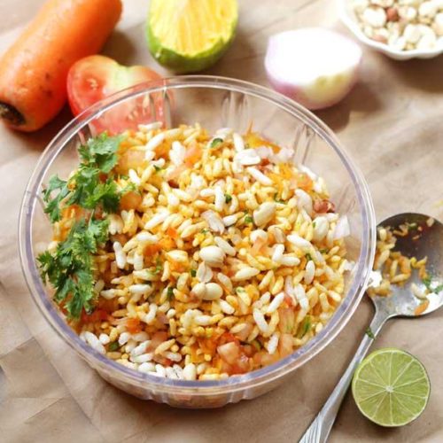 Delicious Churmuri | Spiced Puffed Rice - Udupi Recipes