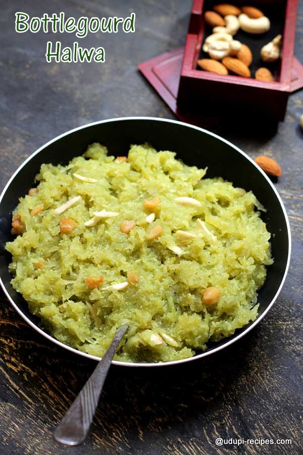 easy dessert bottlegourd halwa