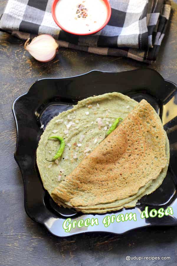 easy green gram dosa