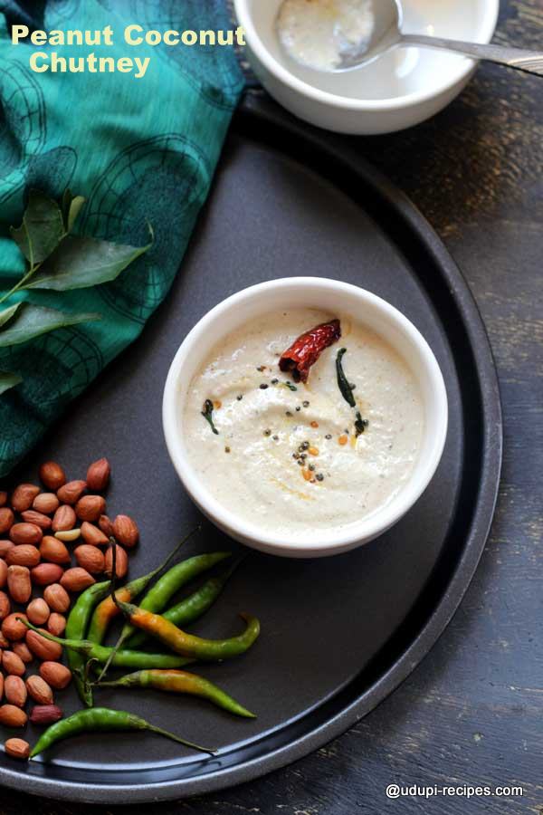 flavorful peanut coconut chutney